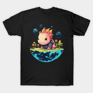 Axolotl Earth Day T-Shirt